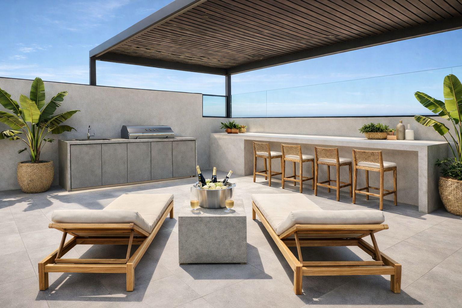 1-bedroom penthouse near the urban center of Denia