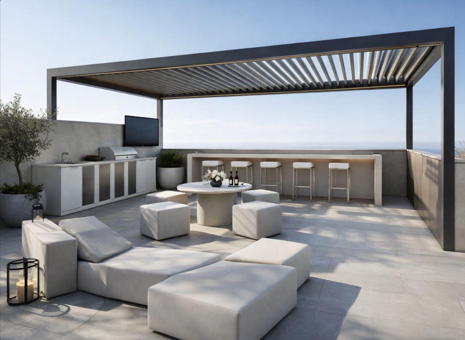 1-bedroom penthouse near the urban center of Denia