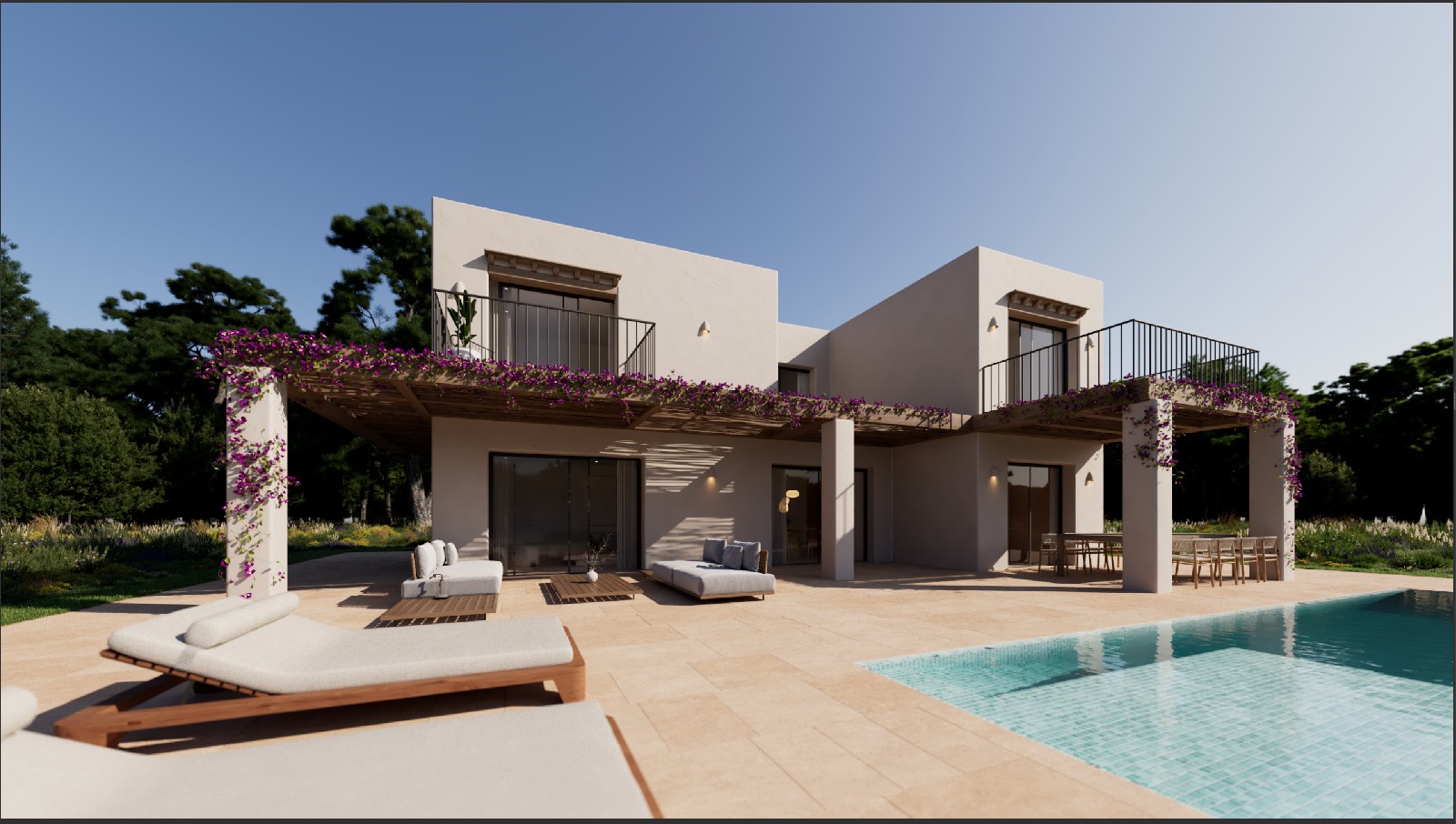 Contemporary luxury villa in Monte Olimpo, Jávea – Modern Ibiza-style design with private pool