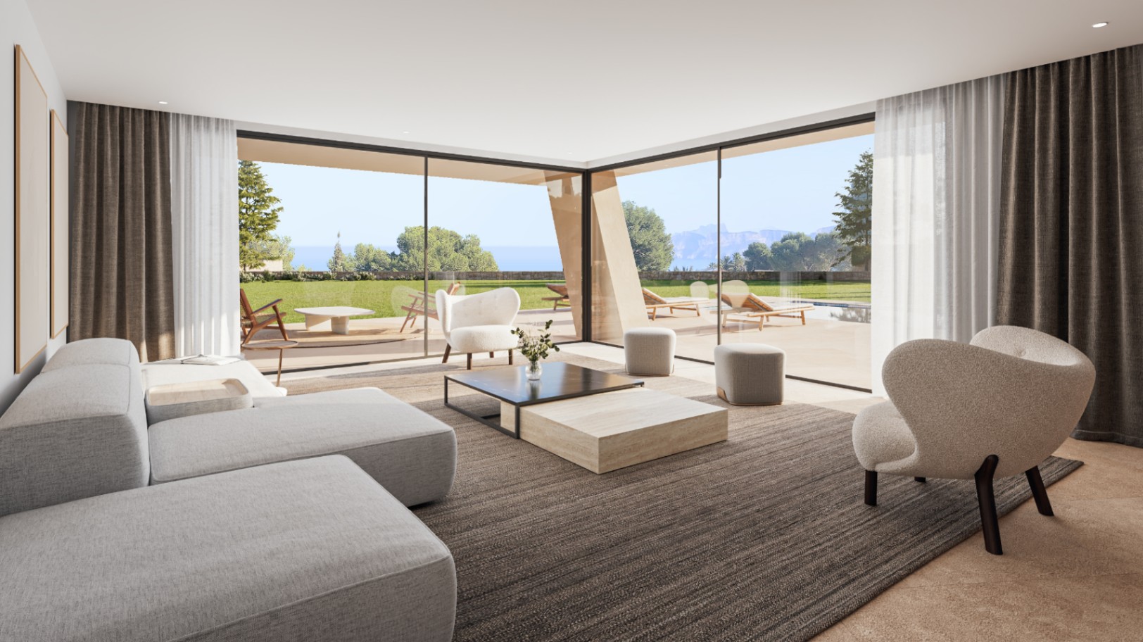 Villa de luxe contemporaine avec vue sur la mer et la montagne à Monte Olimpo, Jávea – Design exclusif et piscine privée
