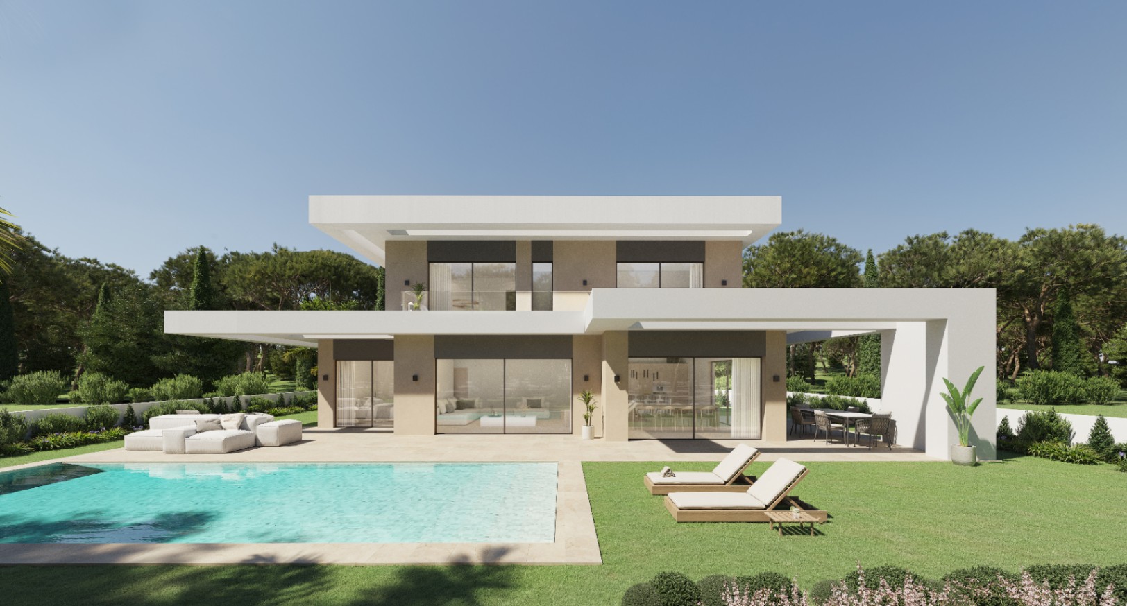 CBHN1015 - Newly built villa in Monte Olimpo, Jávea – Contemporary design with private pool and open views of nature.
