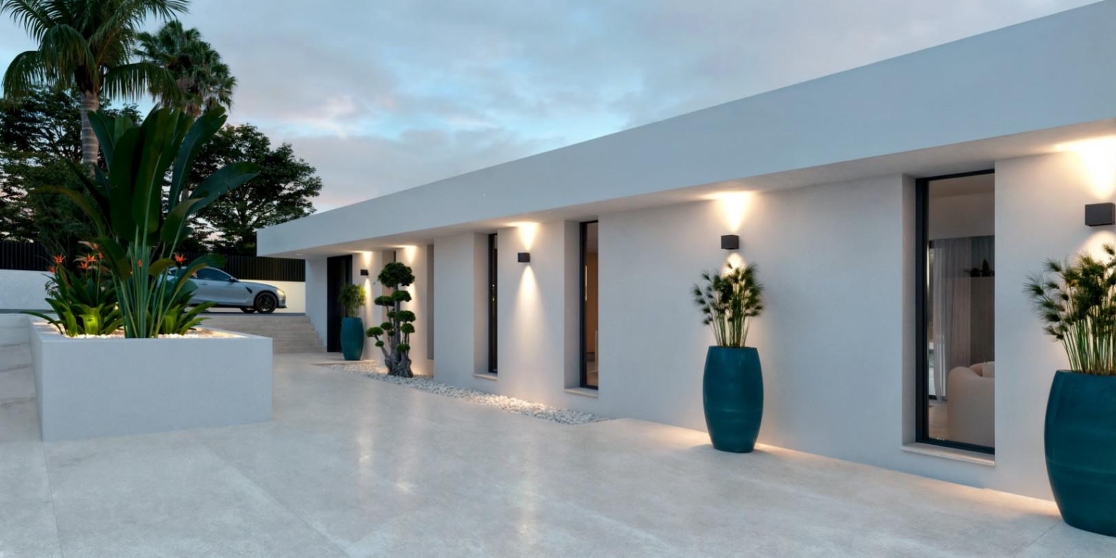 Villa exclusive à Calpe avec vue sur la mer depuis toutes les pièces et piscine privée.