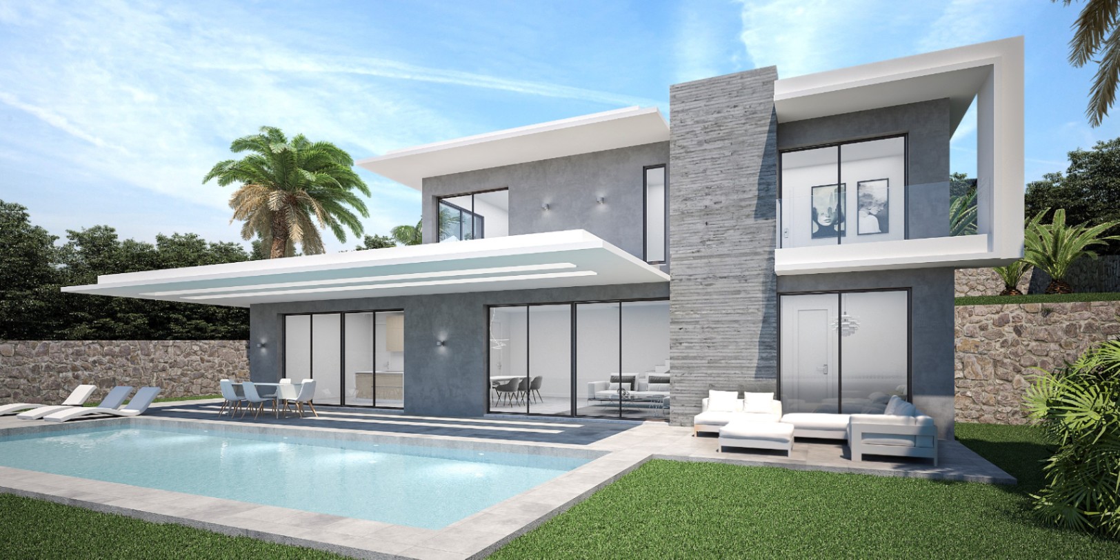 Villa moderne neuve avec piscine privée à Monte Olimpo, Jávea
