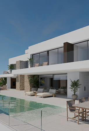 Villa contemporaine exclusive avec vue panoramique sur la mer Méditerranée de Moraira.