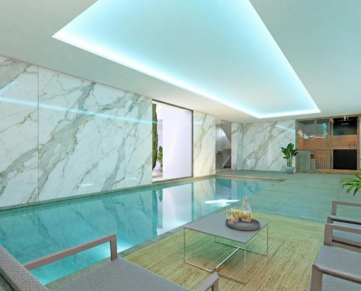 Villa de lujo de obra nueva en Moraira con vistas al mar, 5 suites, piscina infinity y diseño contemporáneo