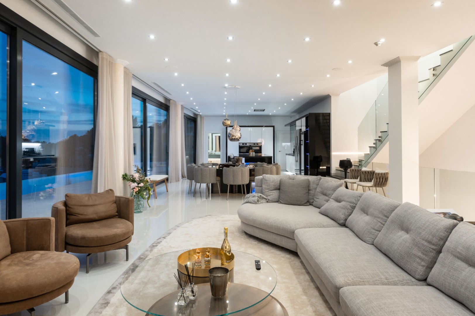 Luxe villa met panoramisch zeezicht in Benissa Costa – modern ontwerp, spa, infinity pool en maximaal comfort