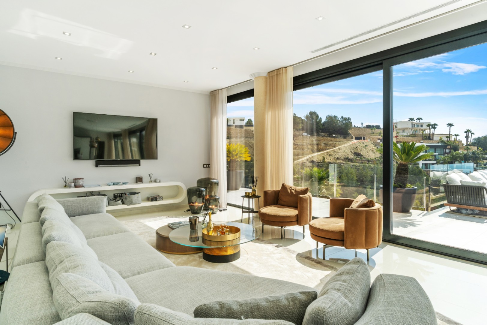 Luxe villa met panoramisch zeezicht in Benissa Costa – modern ontwerp, spa, infinity pool en maximaal comfort