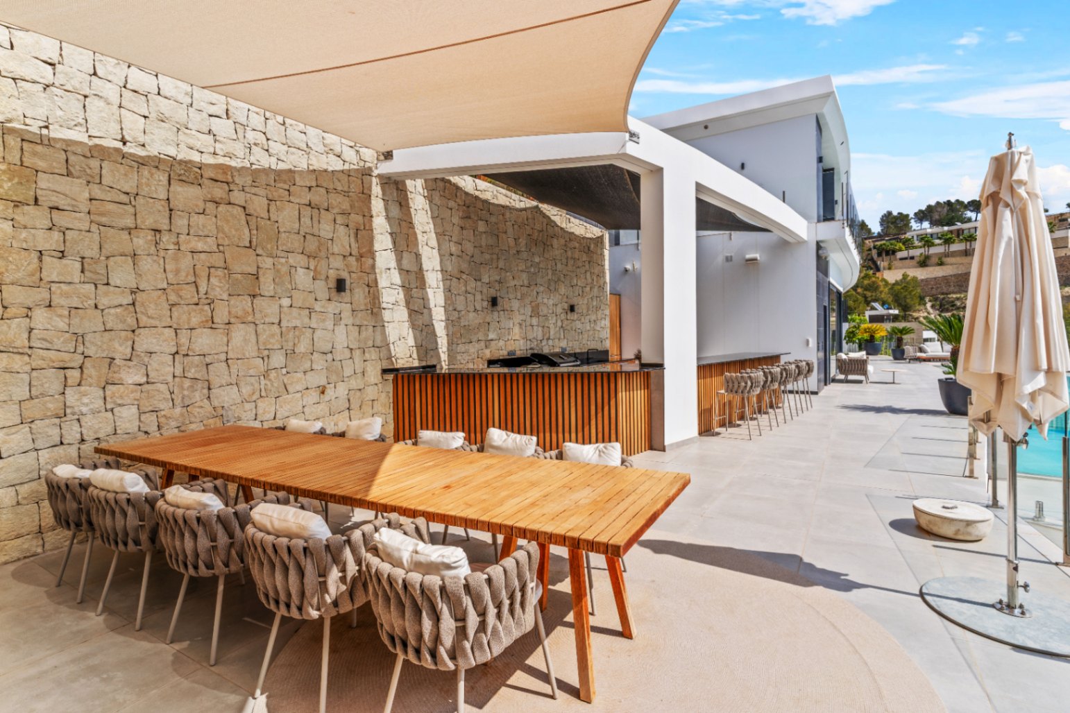 Luxe villa met panoramisch zeezicht in Benissa Costa – modern ontwerp, spa, infinity pool en maximaal comfort