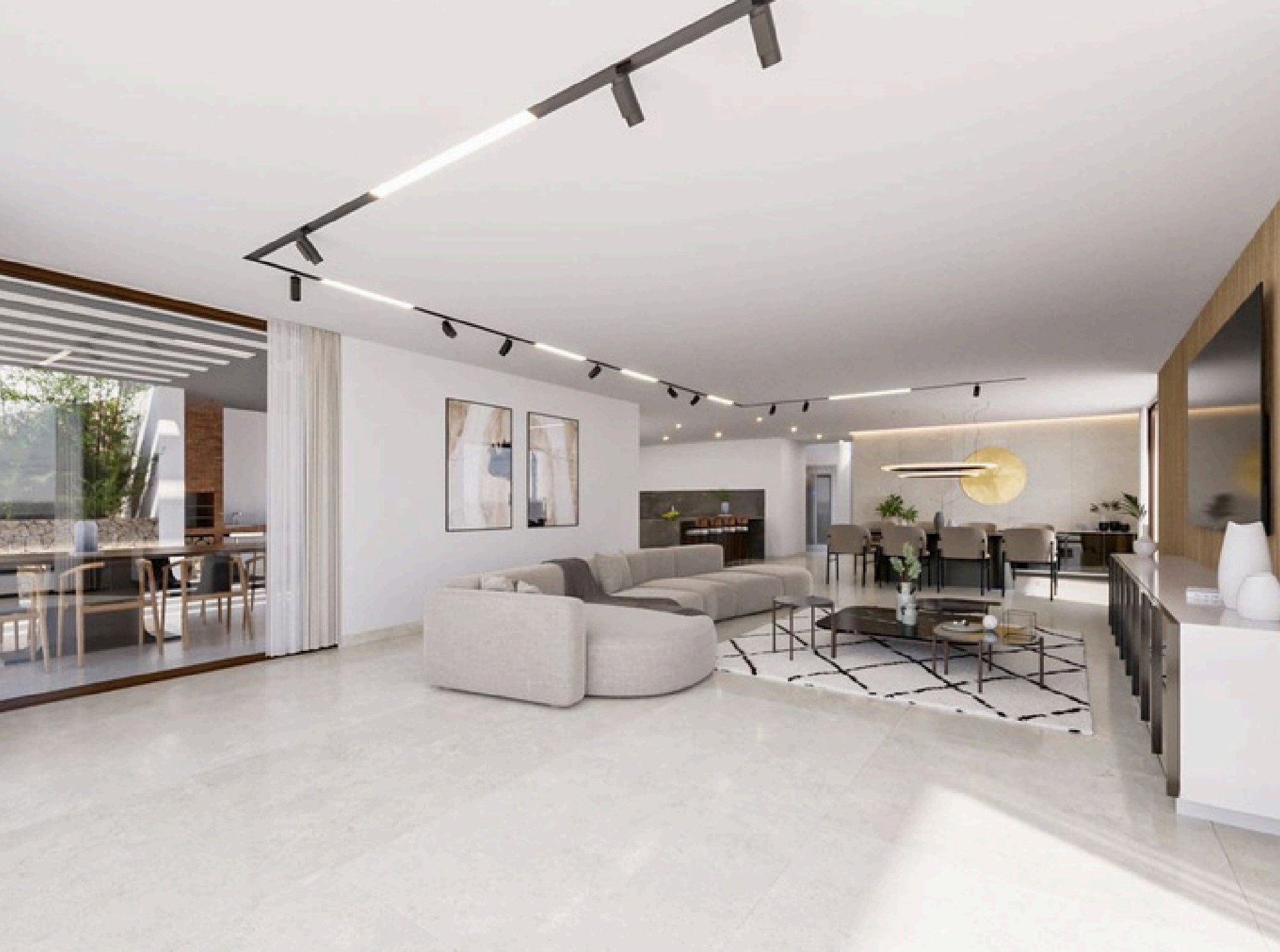 Moderne luxe villa in Las Rotas, Dénia - 5 suites, binnenhuis spa, bioscoop en uitzicht op zee en de Montgó