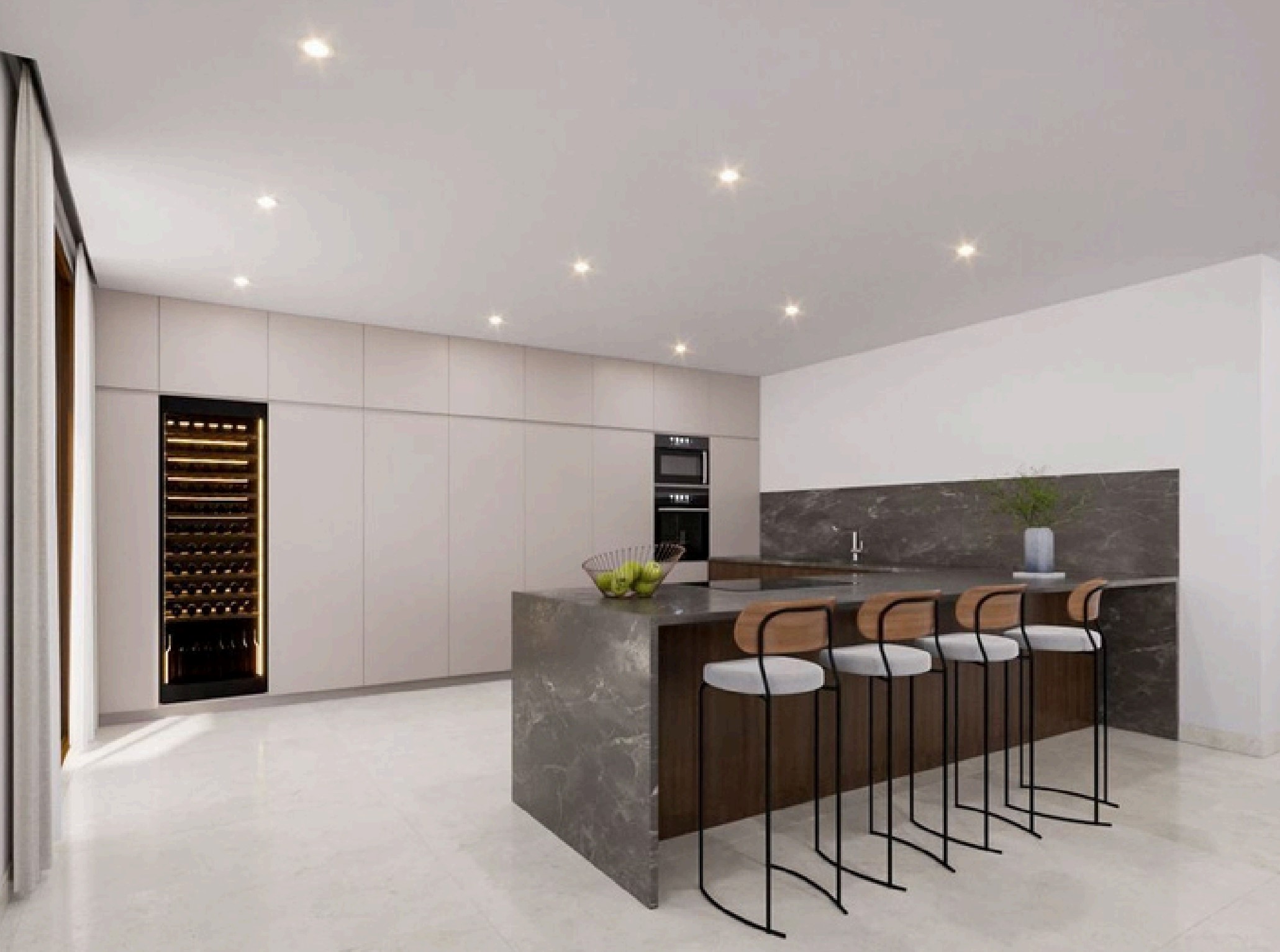 Moderne luxe villa in Las Rotas, Dénia - 5 suites, binnenhuis spa, bioscoop en uitzicht op zee en de Montgó