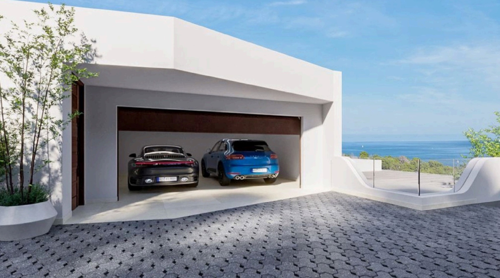 Moderne luxe villa in Las Rotas, Dénia - 5 suites, binnenhuis spa, bioscoop en uitzicht op zee en de Montgó