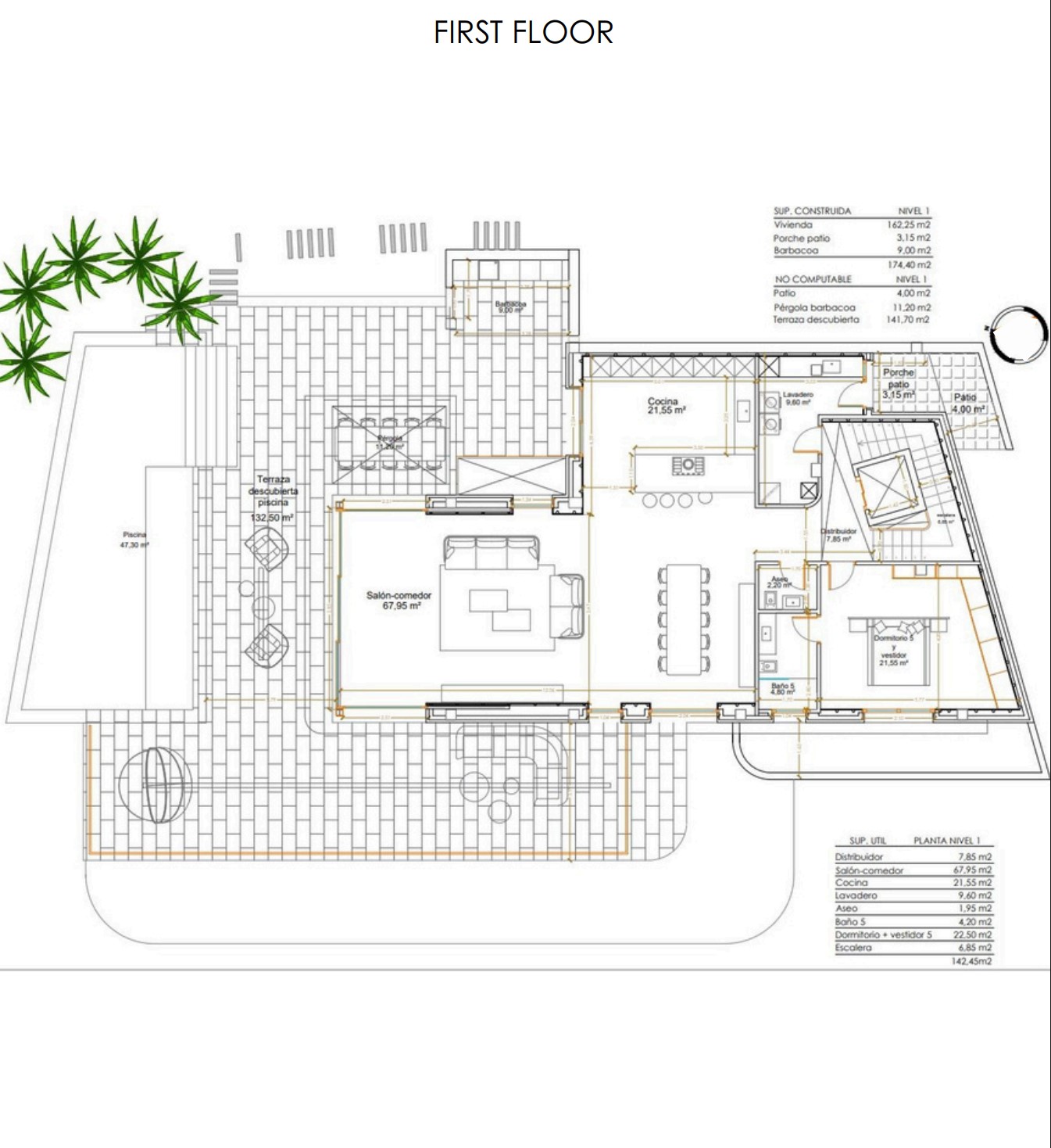 Moderne luxe villa in Las Rotas, Dénia - 5 suites, binnenhuis spa, bioscoop en uitzicht op zee en de Montgó