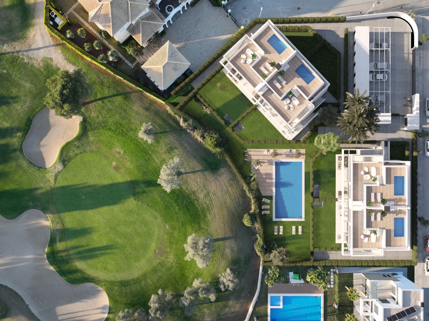 Apartamento de Obra Nueva en Primera Línea de Golf