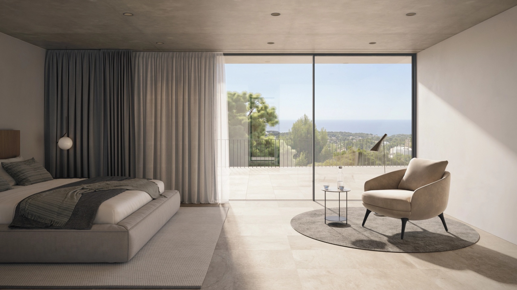 Villa de luxe contemporaine à Benissa avec vue sur la mer