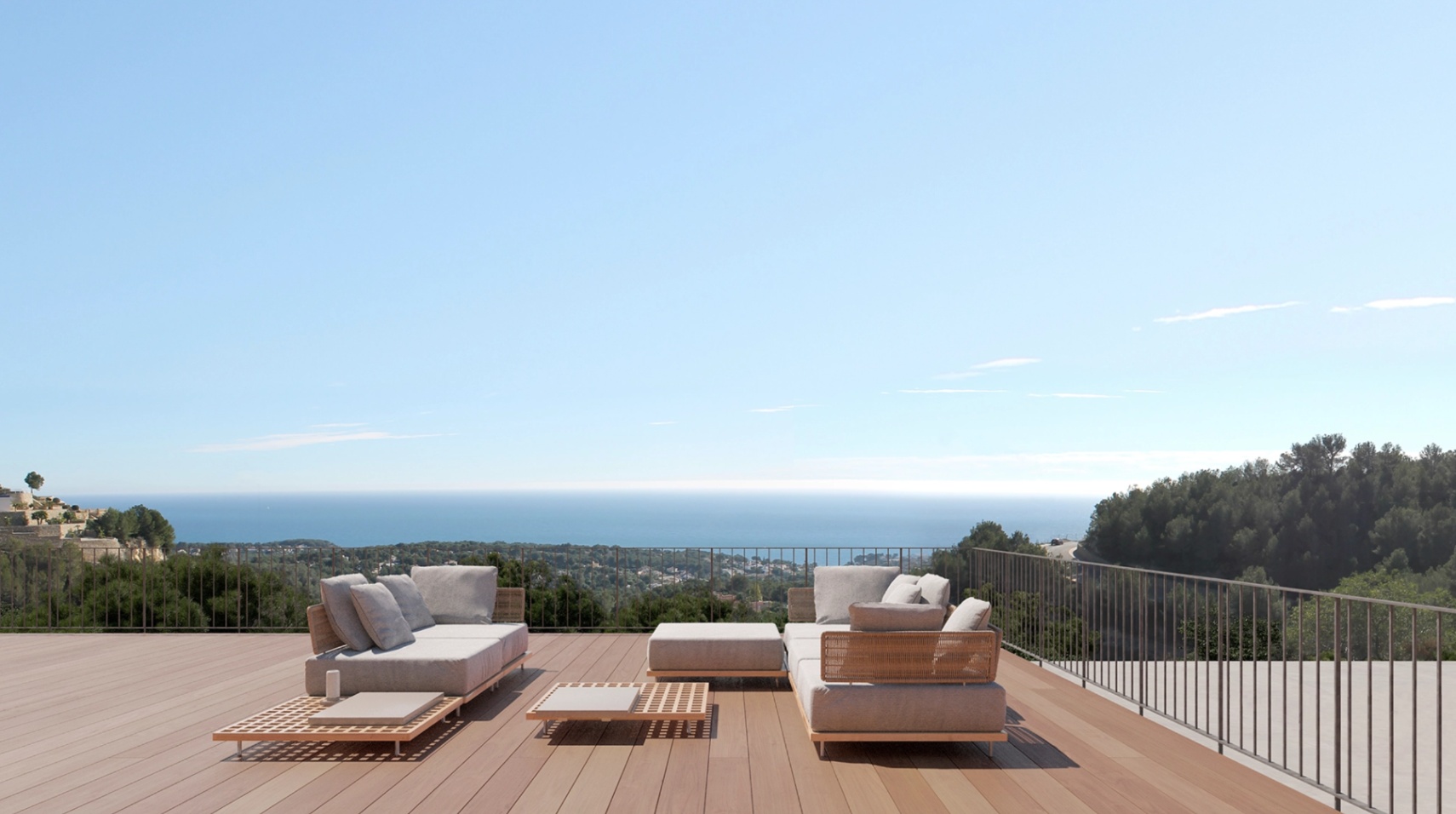 Villa de luxe contemporaine à Benissa avec vue sur la mer