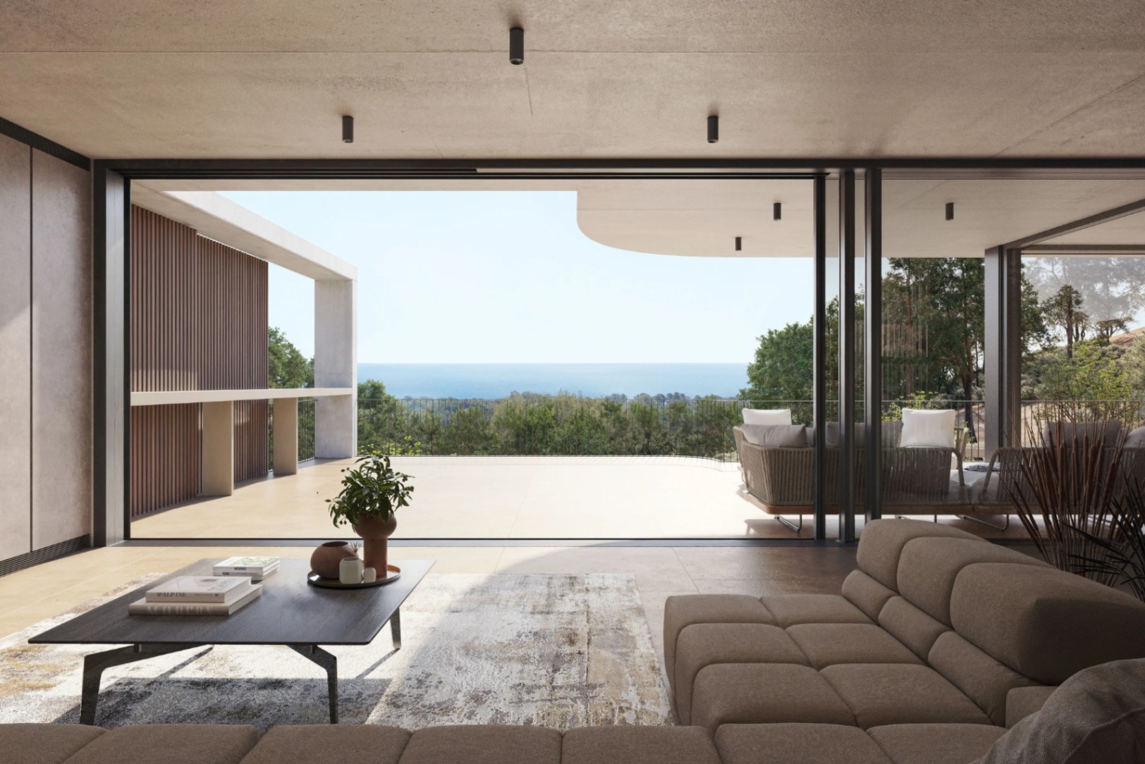 Villa d'auteur avec vue sur la mer à Benissa – projet exclusif prêt à construire