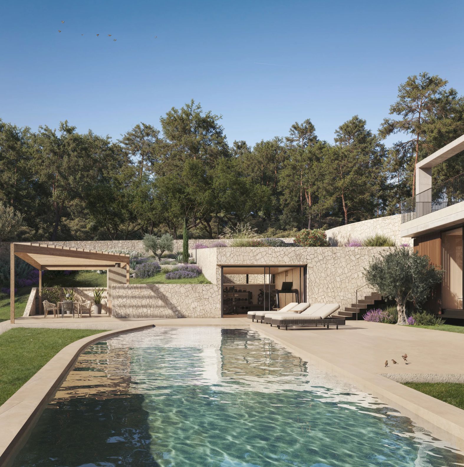 Villa d'auteur avec vue sur la mer à Benissa – projet exclusif prêt à construire