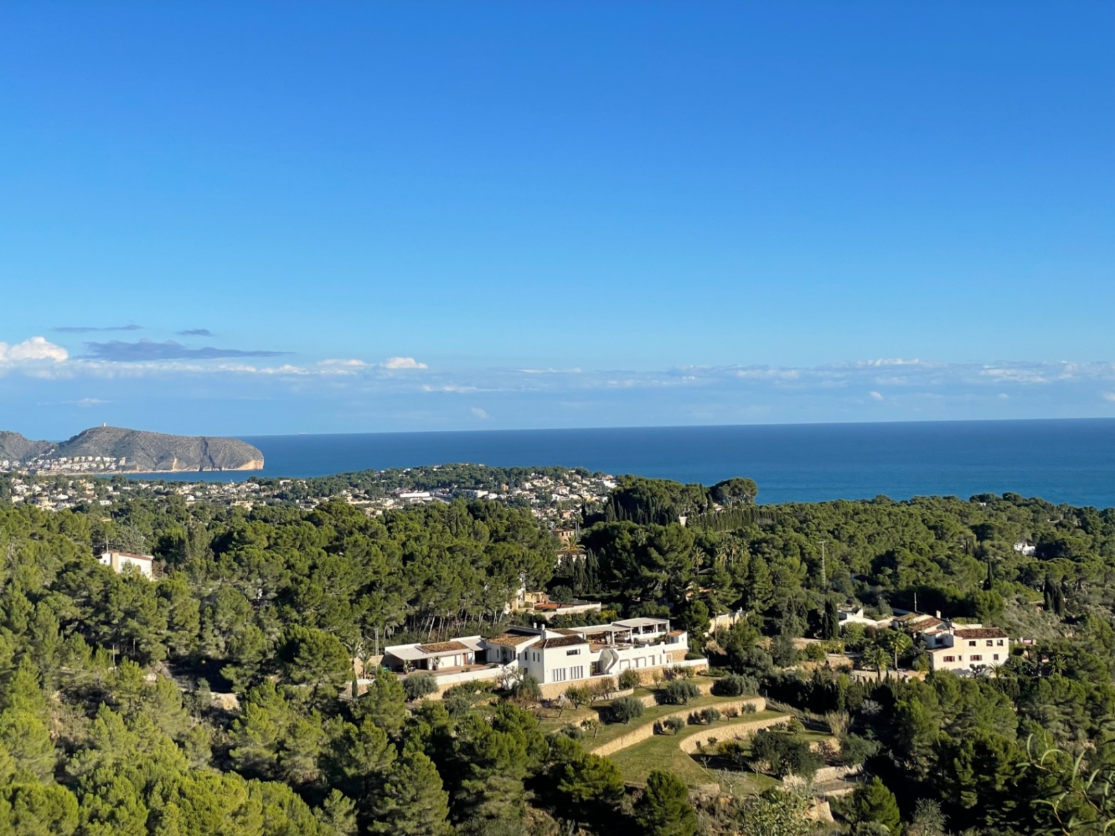 Exklusives Grundstück mit Panoramablick auf das Meer in Benisa