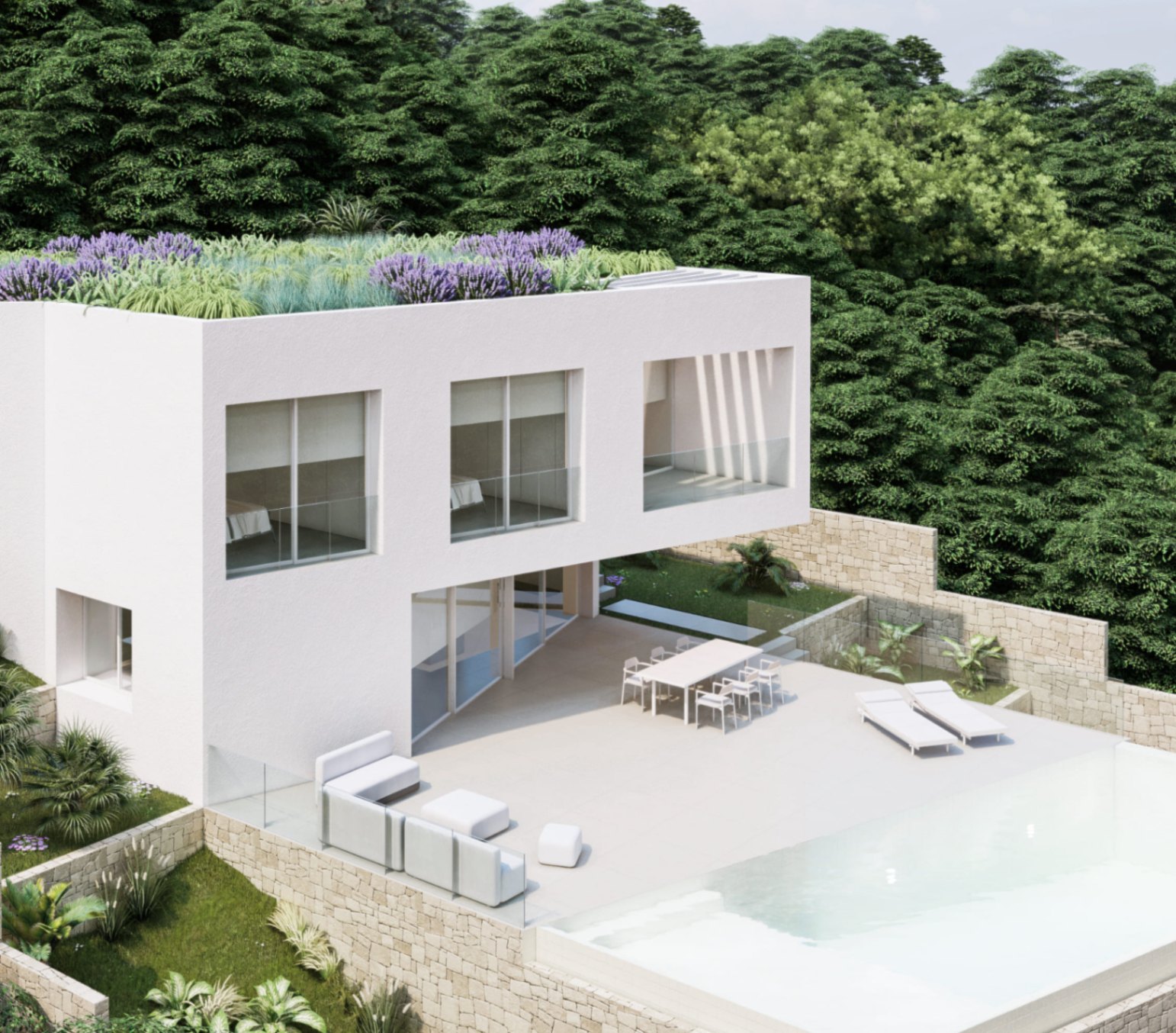 Luxe hedenda villa in Dénia met infinity zwembad