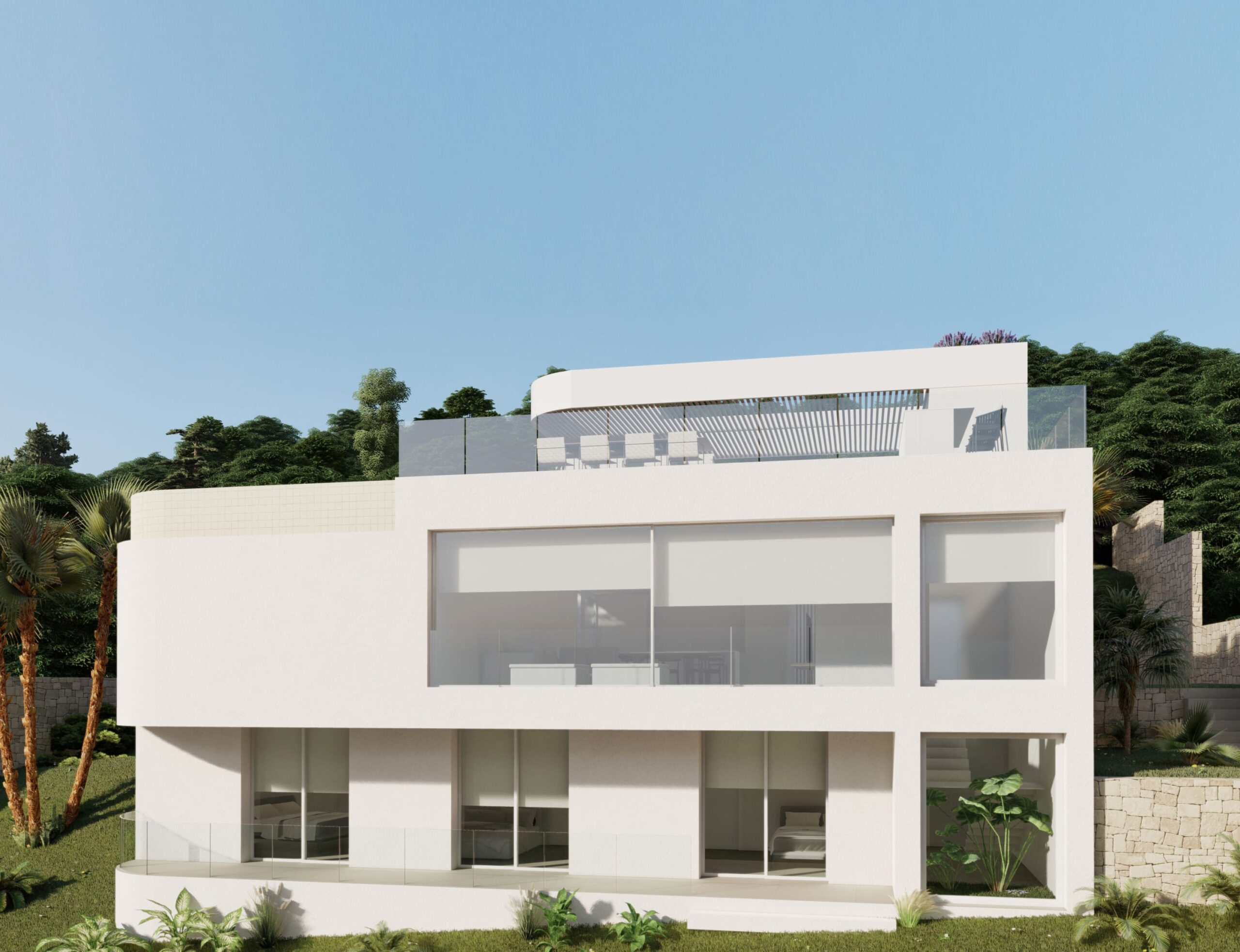 Exclusieve luxe villa in San Nicolás, Dénia met infinity zwembad