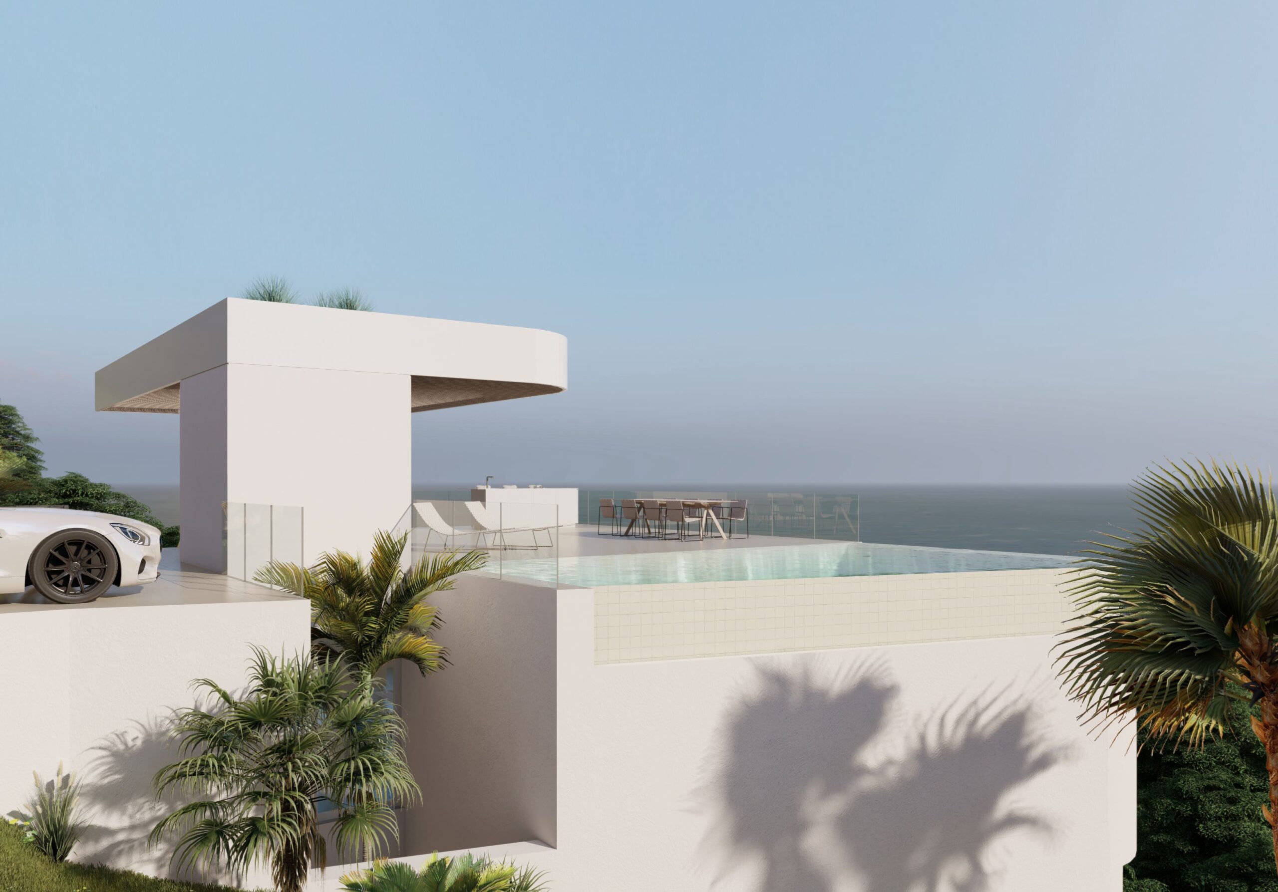 Exclusieve luxe villa in San Nicolás, Dénia met infinity zwembad