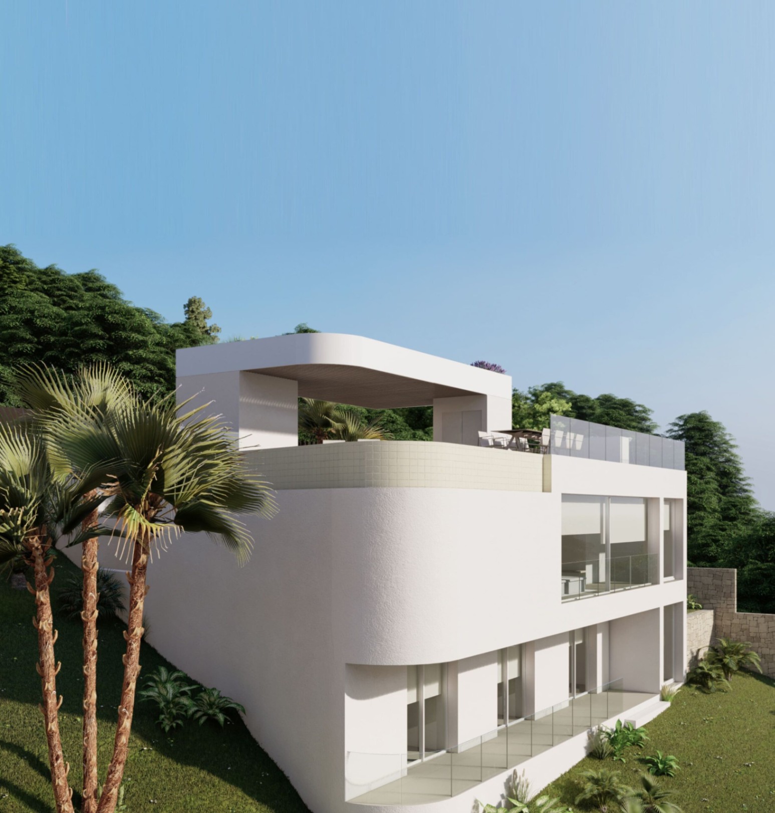 Exclusieve luxe villa in San Nicolás, Dénia met infinity zwembad