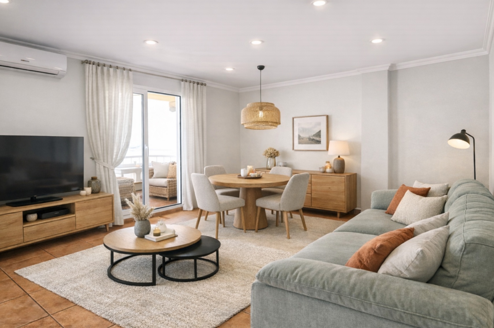 Spacious penthouse with a large terrace, pool, and excellent location in Dénia (Las Marinas)