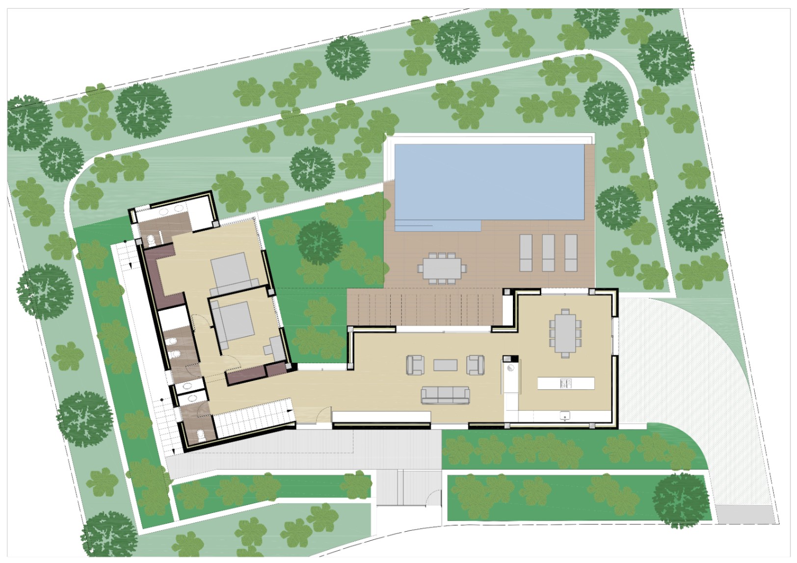 Villa for sale in Jávea with 3 bedrooms and a pool.