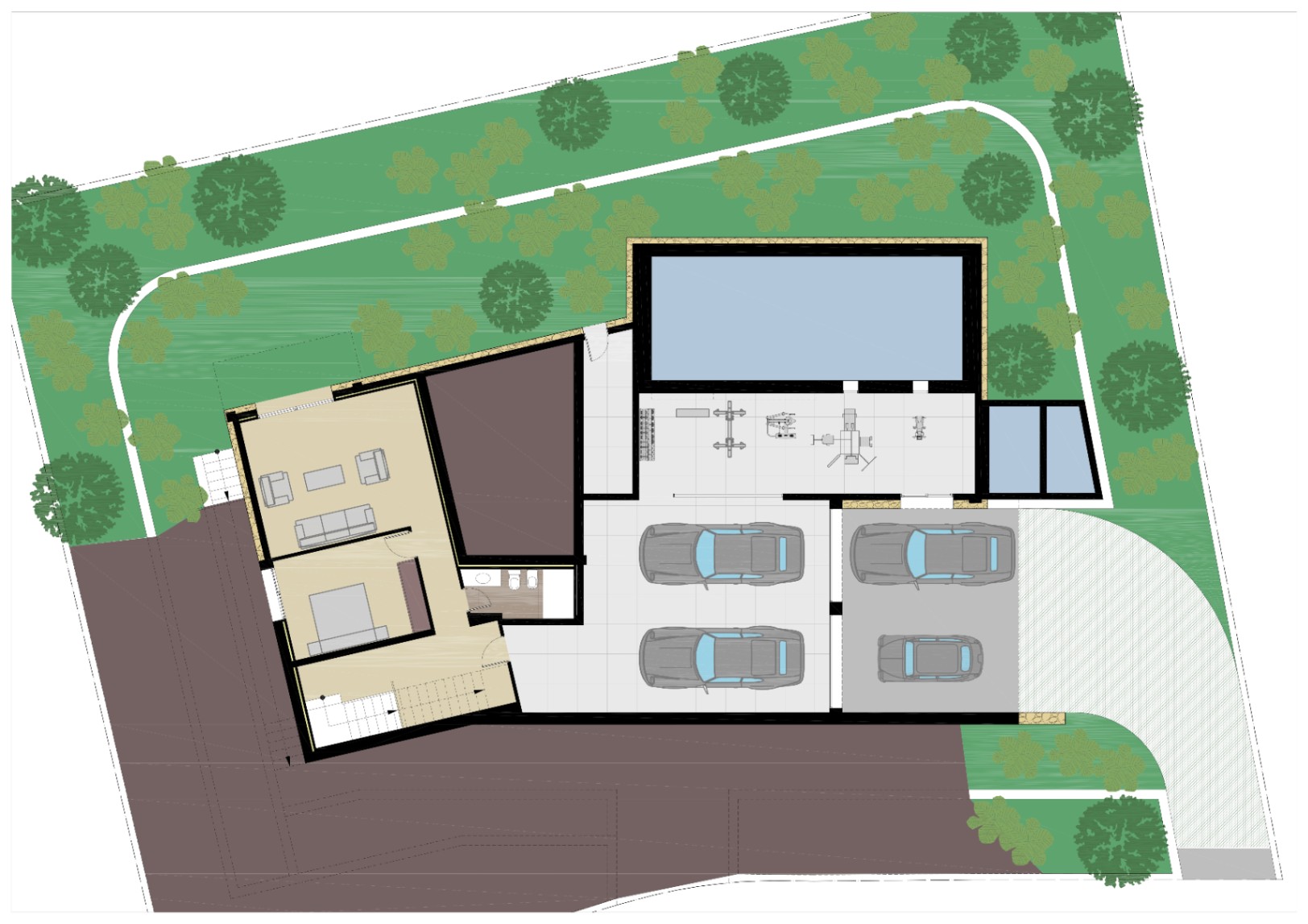 Villa for sale in Jávea with 3 bedrooms and a pool.