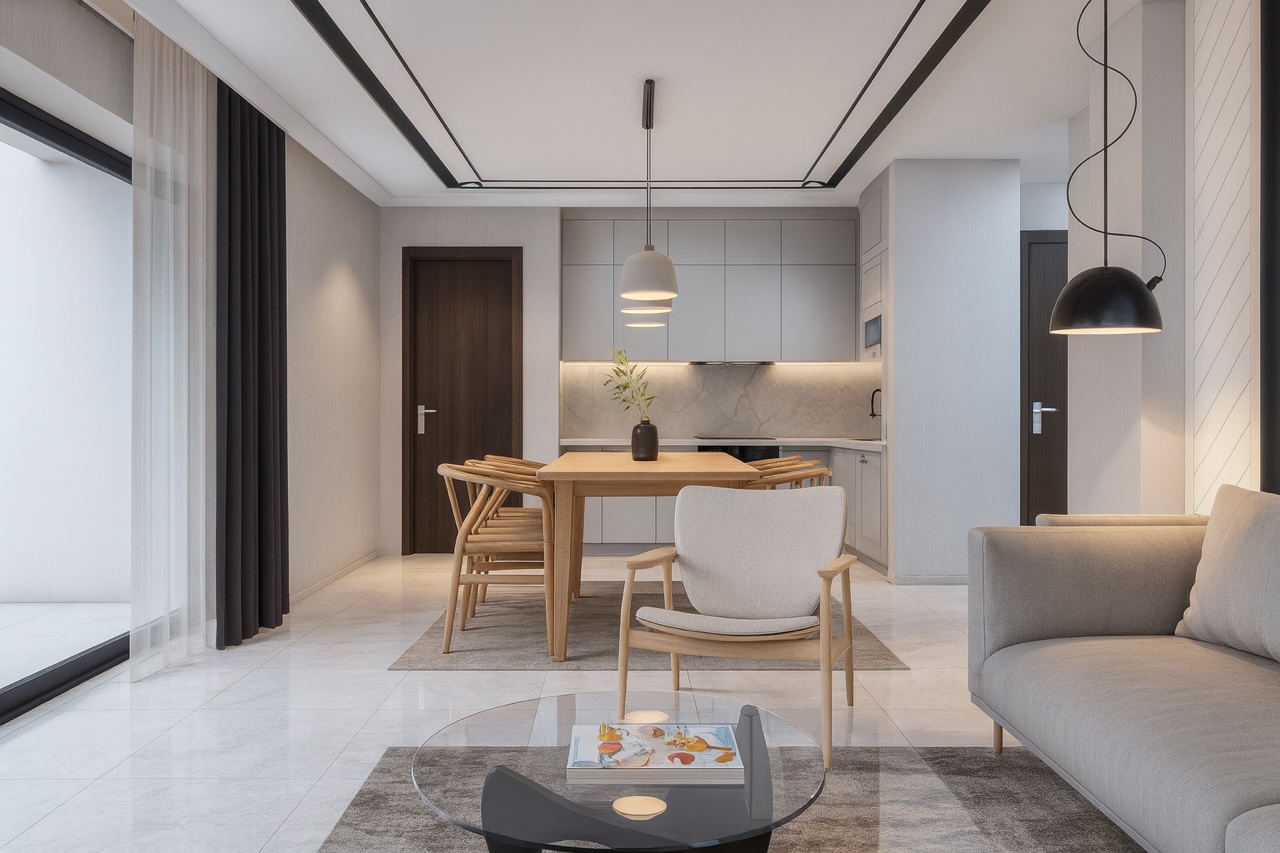 Villa contemporaine avec piscine privée et vue sur la mer