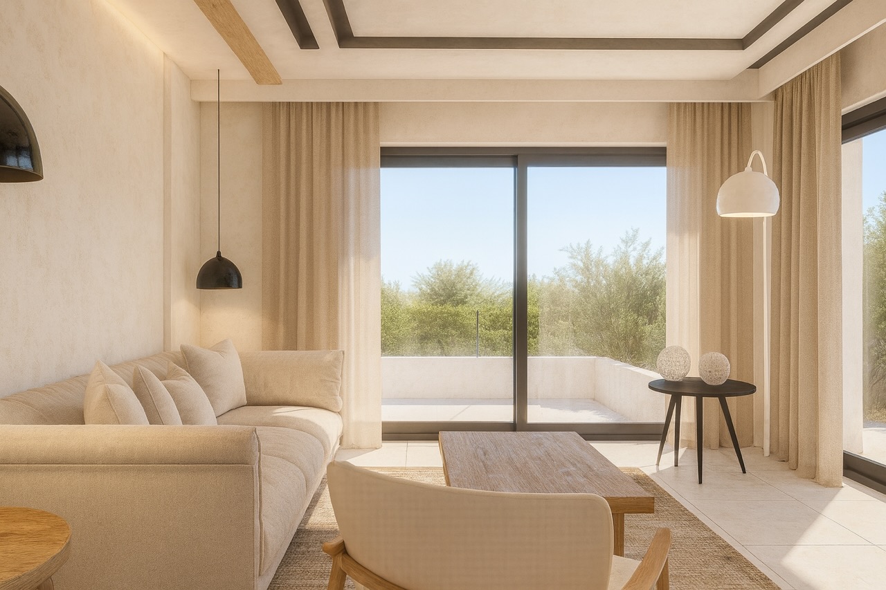 Villa contemporaine avec piscine privée et vue sur la mer