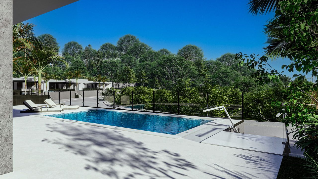 Villa contemporaine avec piscine privée et vue sur la mer