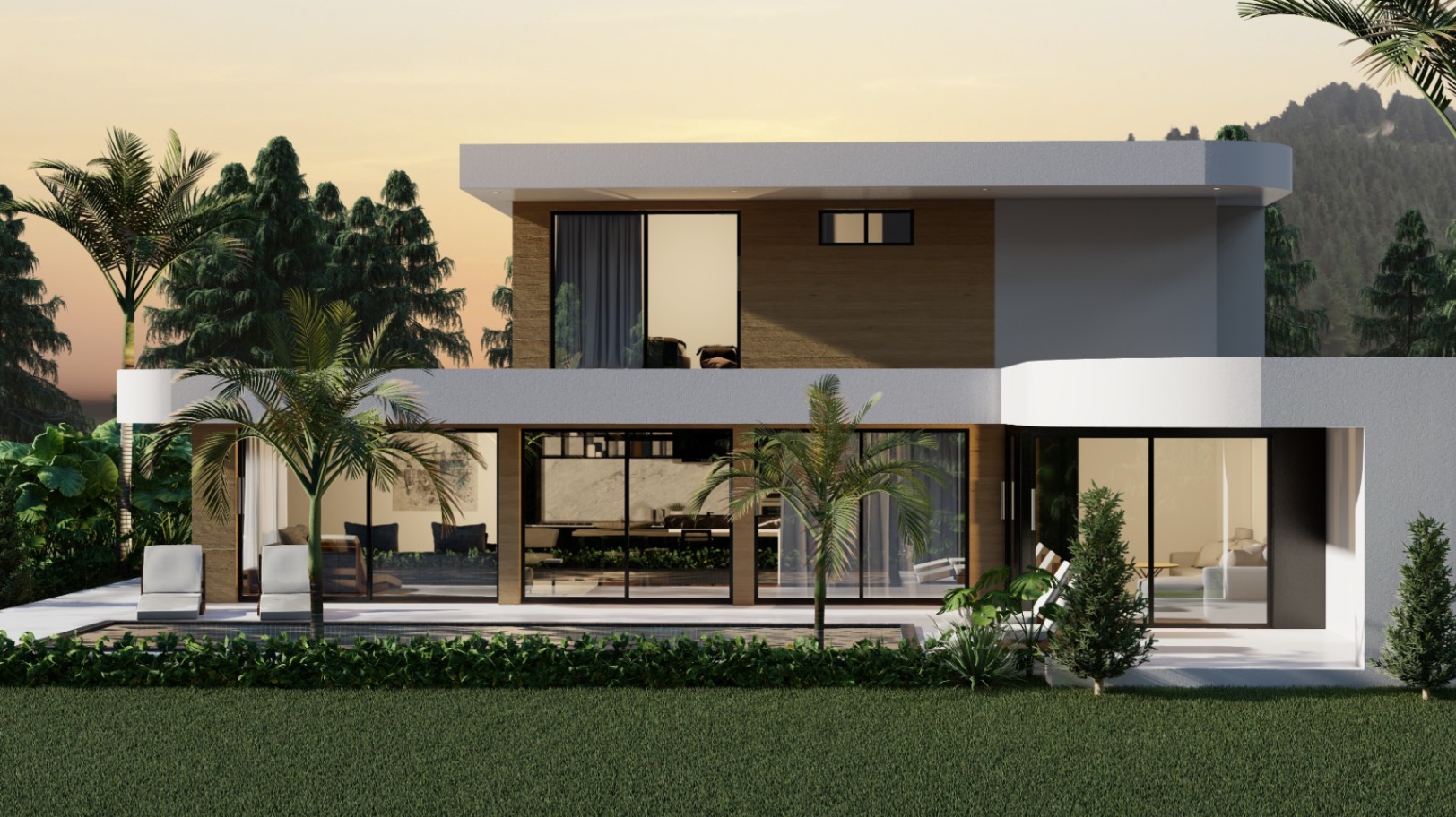 Luxury villa in Monte Solana with panoramic sea views of Denia.