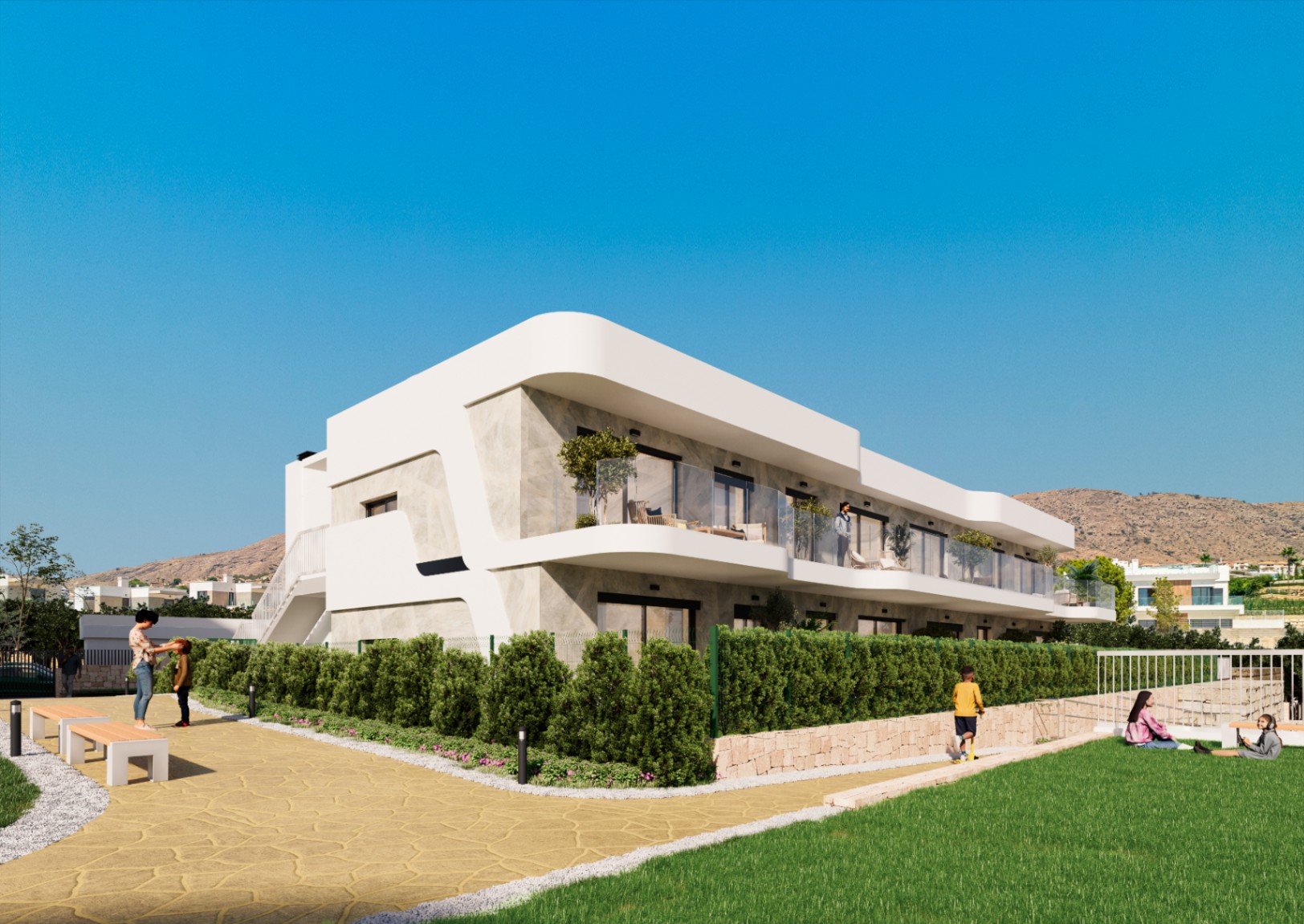 Villa de 3 chambres avec piscine privée à Sierra Cortina avec vue sur la mer de Benidorm.