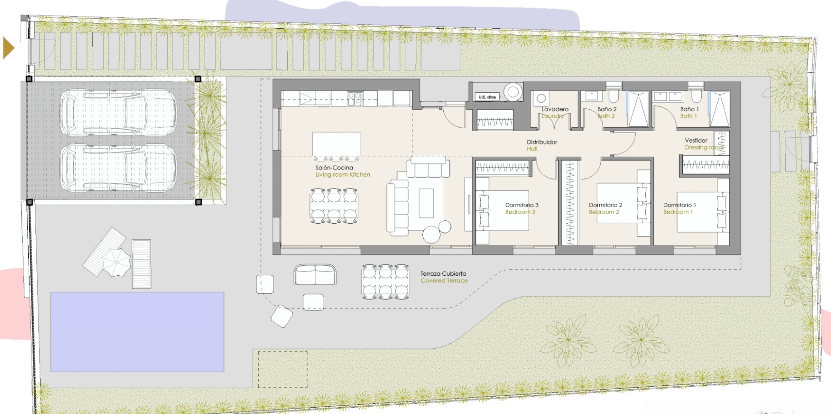Villa de 3 chambres avec piscine privée à Sierra Cortina avec vue sur la mer de Benidorm.