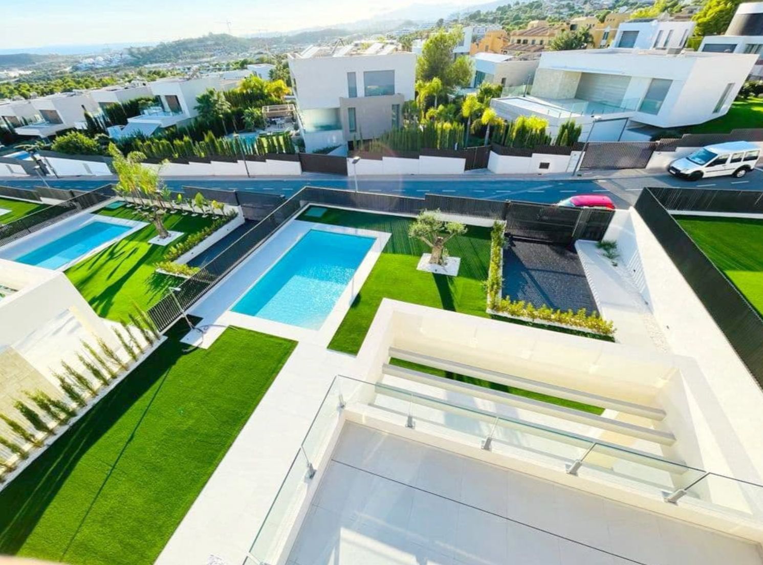 Villa moderne exclusive avec vue sur la mer à Sierra Cortina Benidorm