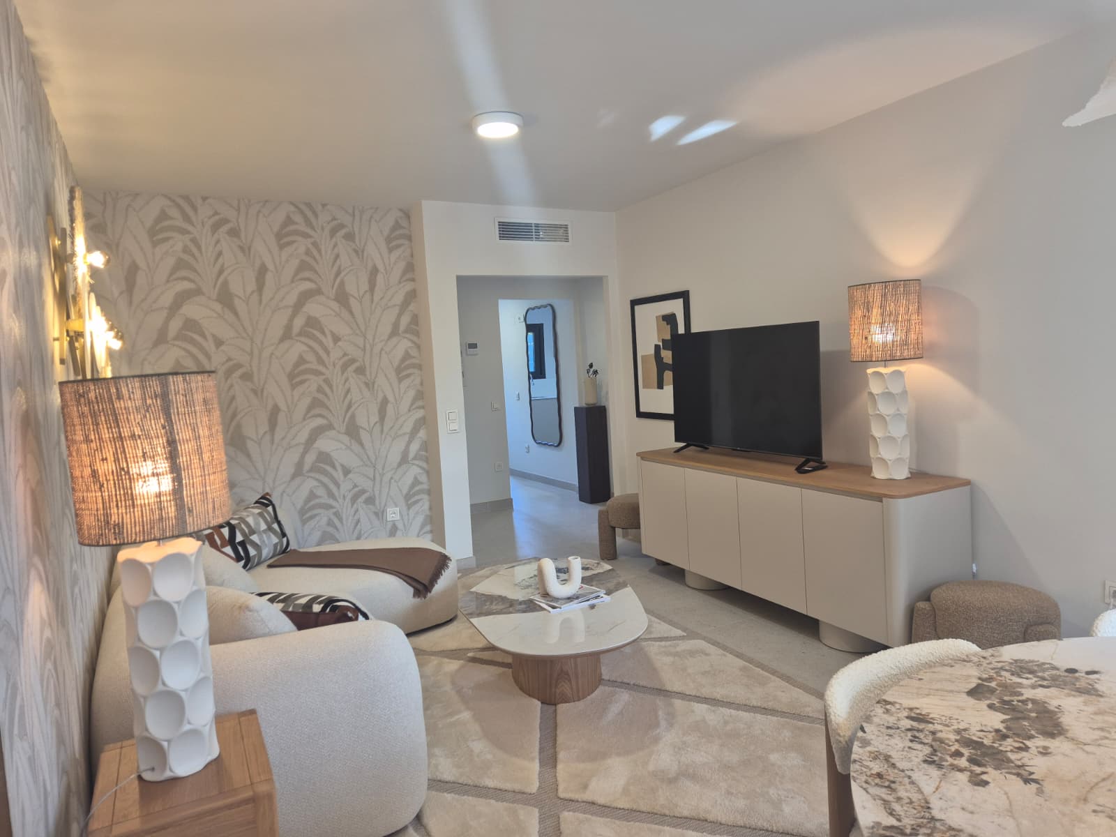 Apartamento de obra nueva de 3 dormitorios en la primera planta en Javea