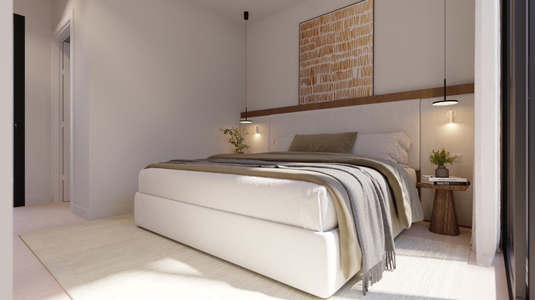 Single-story detached villa with contemporary Mediterranean design near Benidorm.