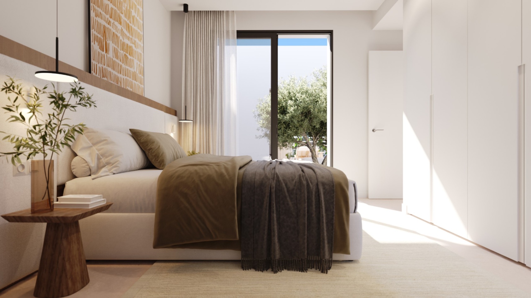 Single-story detached villa with contemporary Mediterranean design near Benidorm.