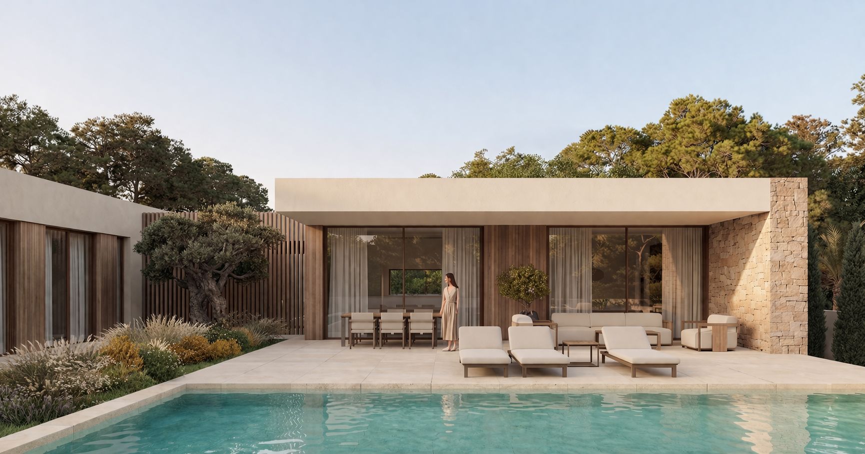 Contemporary villa for sale in Moraira within walking distance of the beach