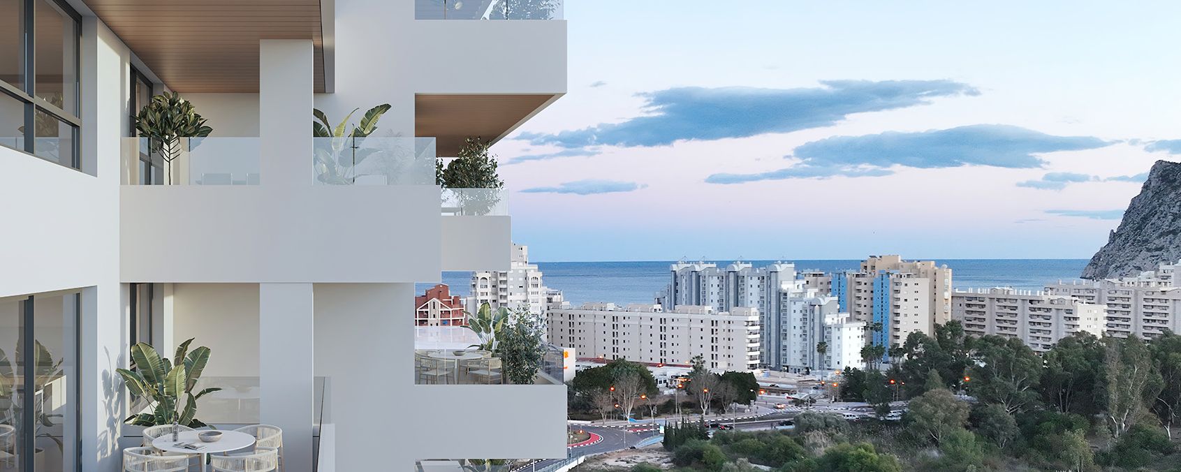 3 slaapkamer appartementen in Calpe