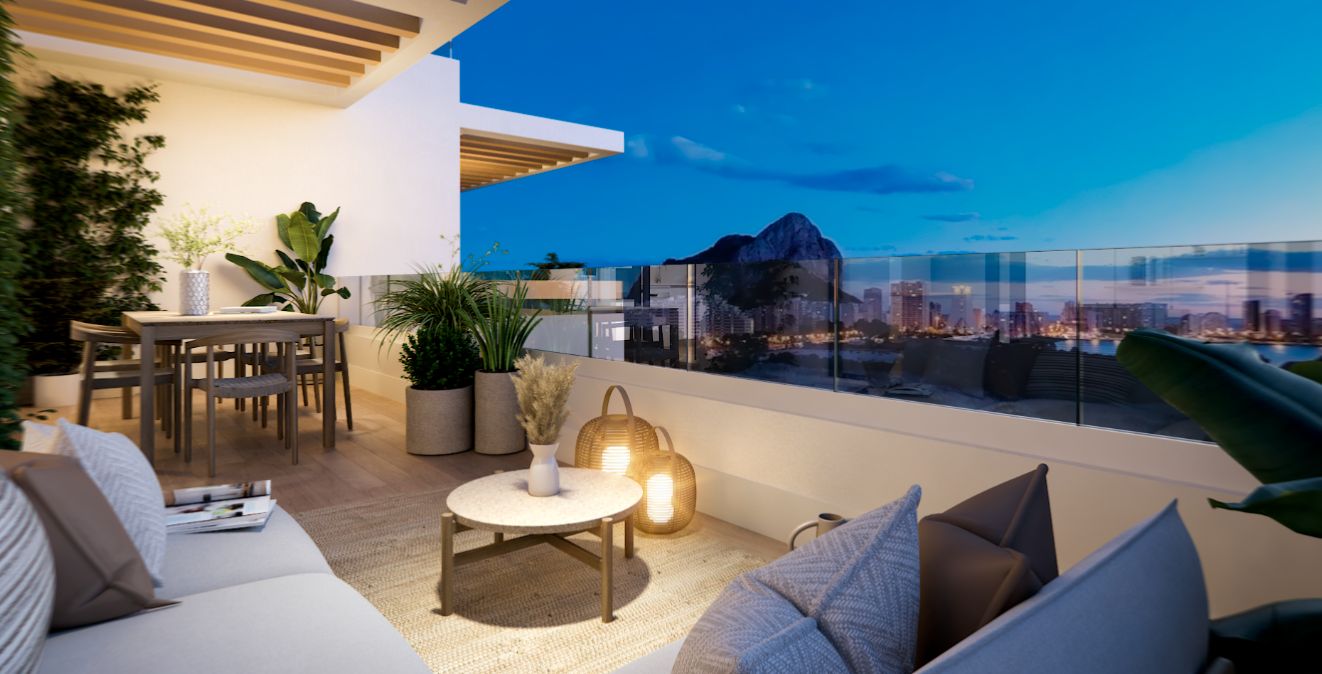 3 slaapkamer appartementen in Calpe
