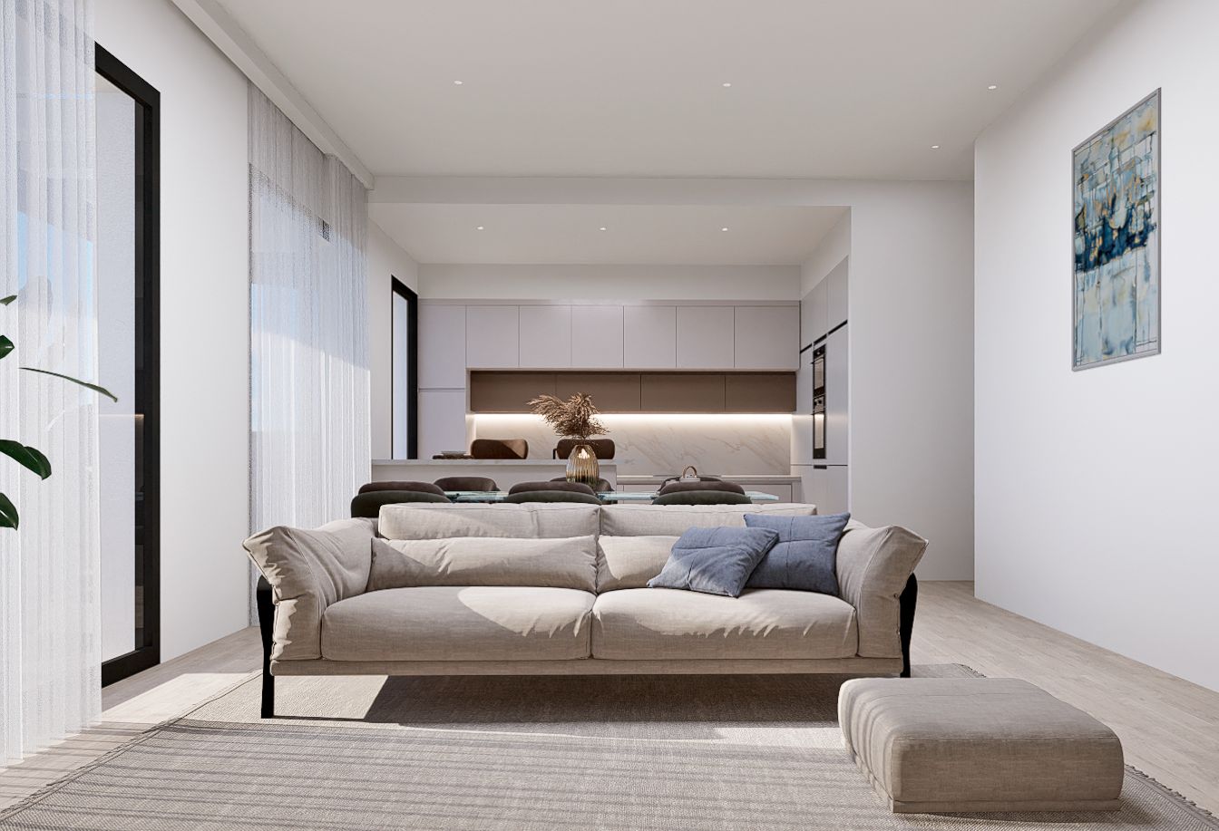 Apartamento cerca de Benidorm con vistas al mar