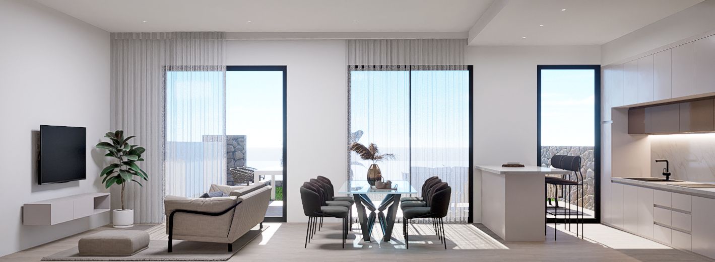 Apartamento cerca de Benidorm con vistas al mar