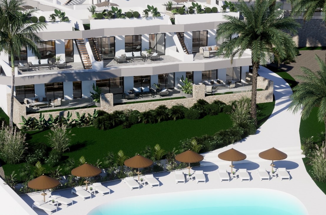Apartamento cerca de Benidorm con vistas al mar