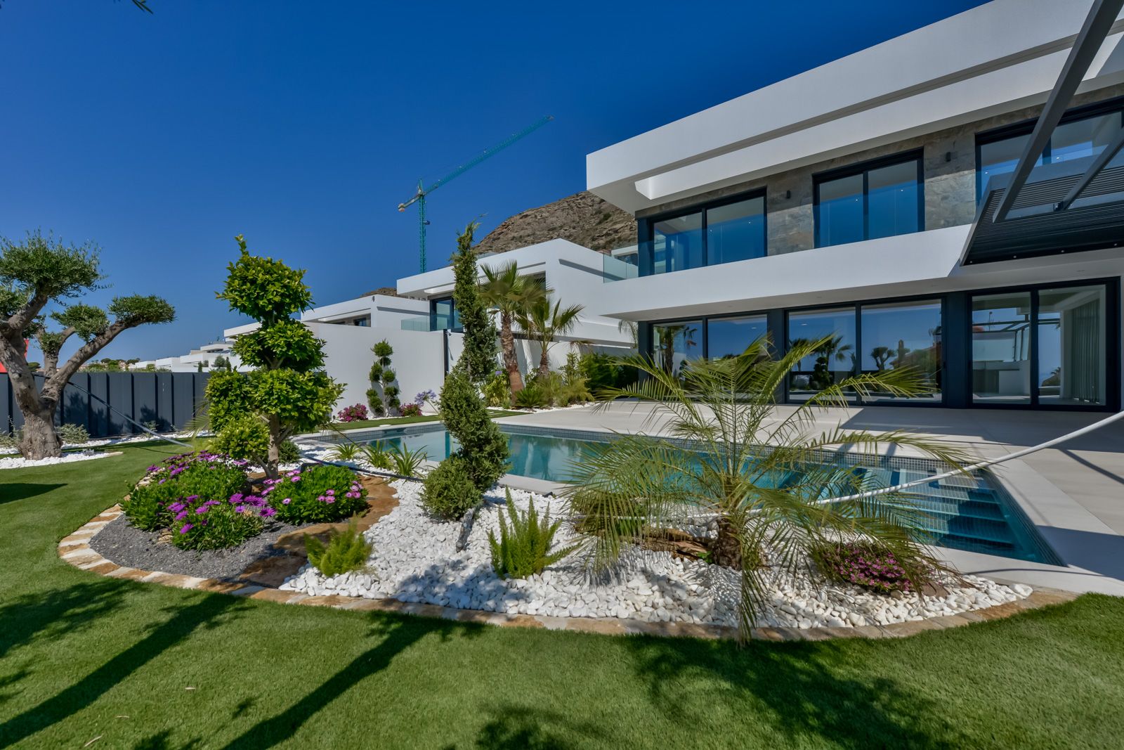 Prachtige moderne villa met uitzicht op zee in Benidorm