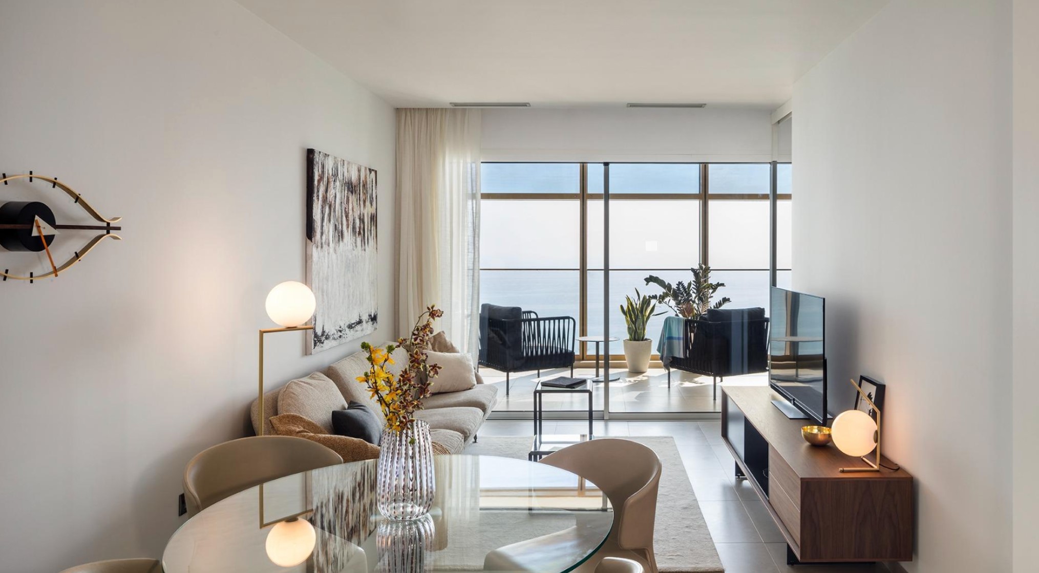 Wohnung am Strand von Poniente Benidorm, Etage 25
