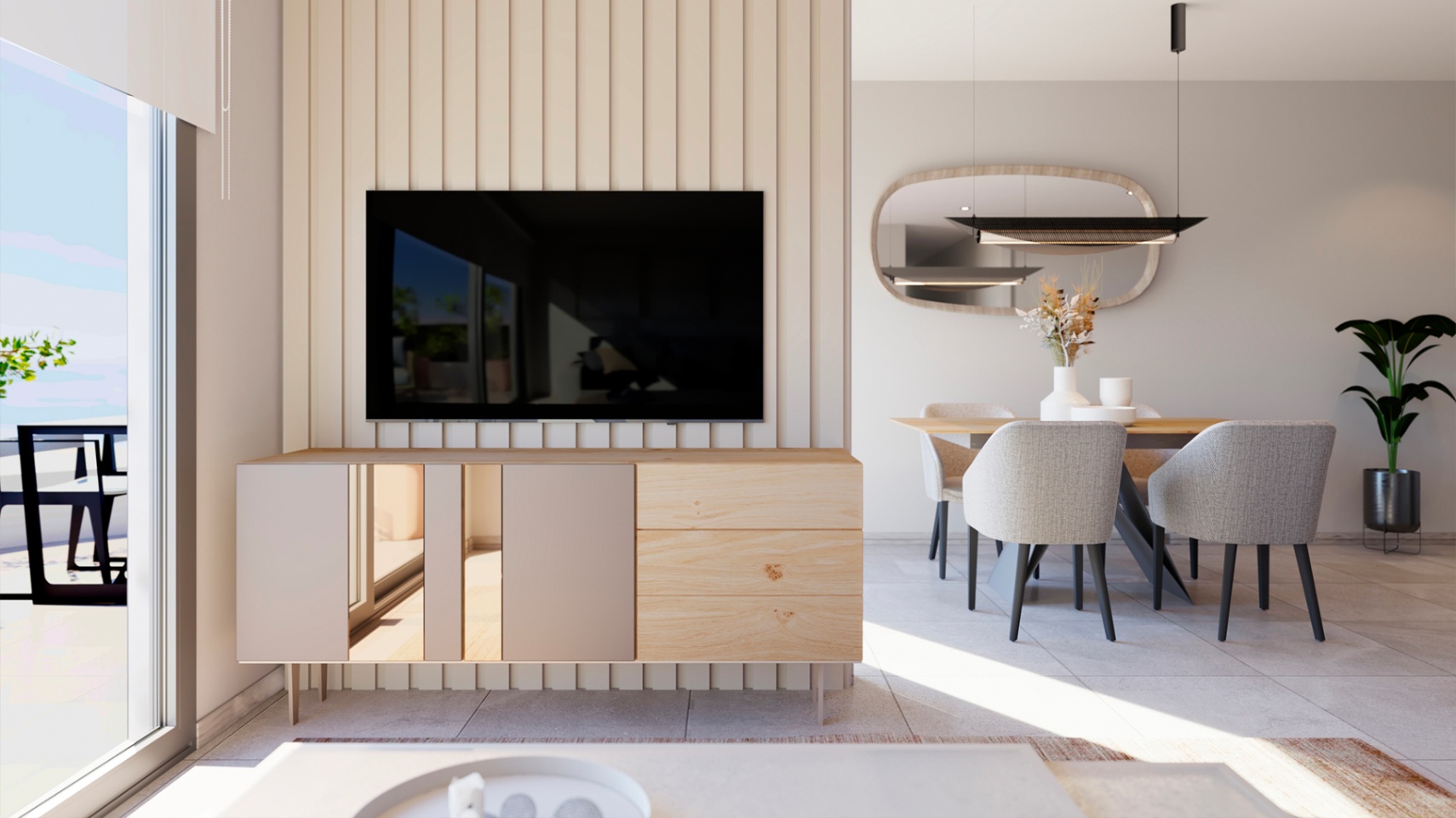 Appartements neufs à seulement 300 mètres de la plage.