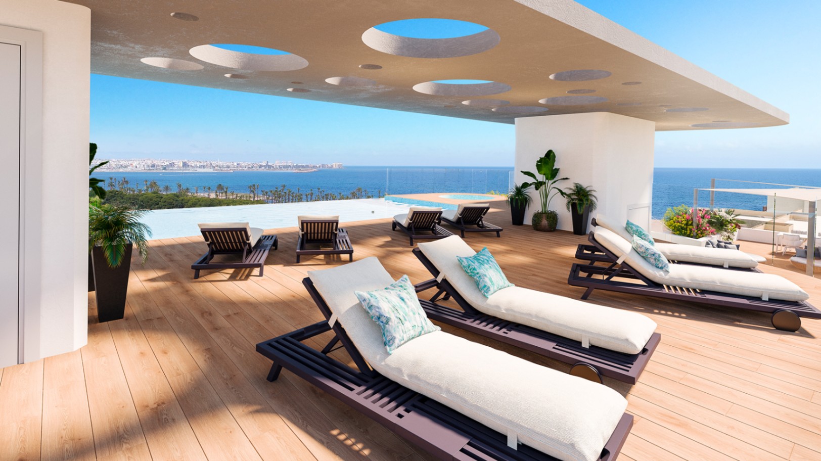 Appartements neufs à seulement 300 mètres de la plage.