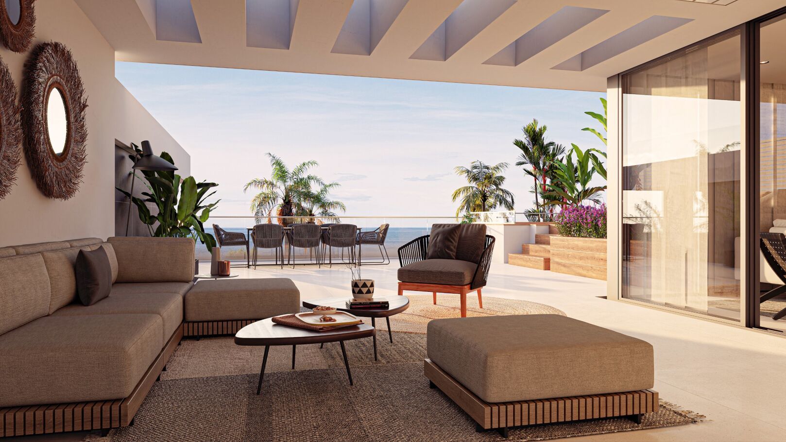 Appartement de 3 chambres au 1er étage en première ligne à Denia